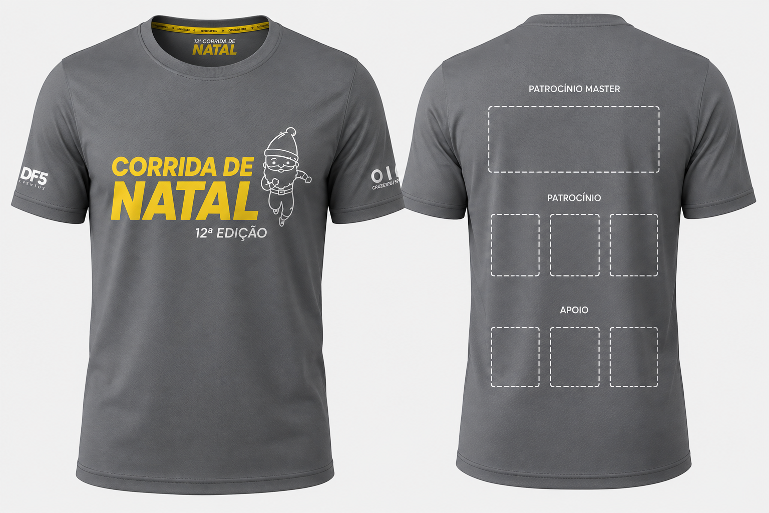 Camiseta oficial — 12ª Corrida de Natal Troféu Vista das Serras