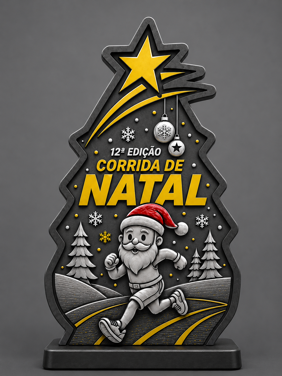 Troféus — 12ª Corrida de Natal Troféu Vista das Serras